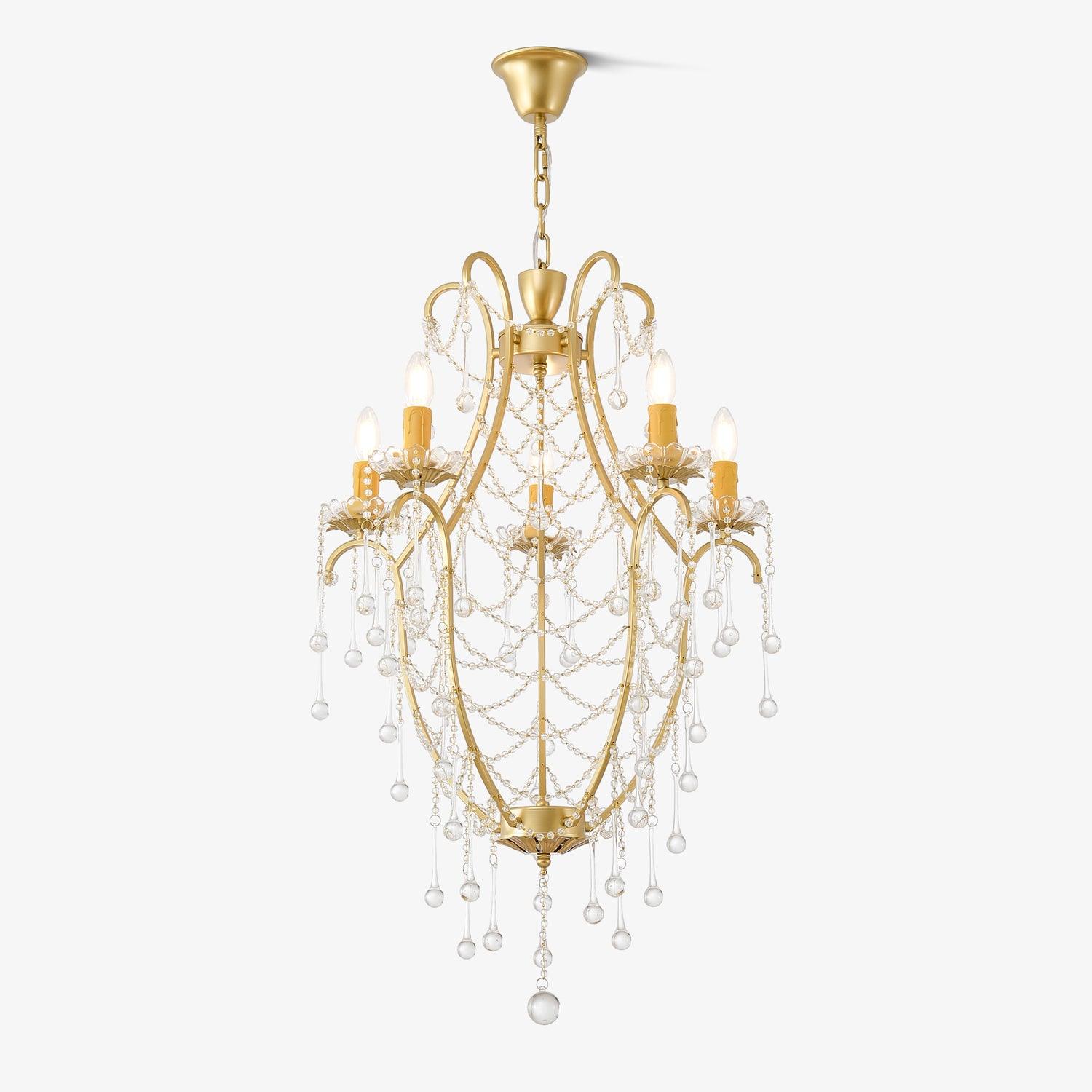 Crystal Birdcage Chandelier