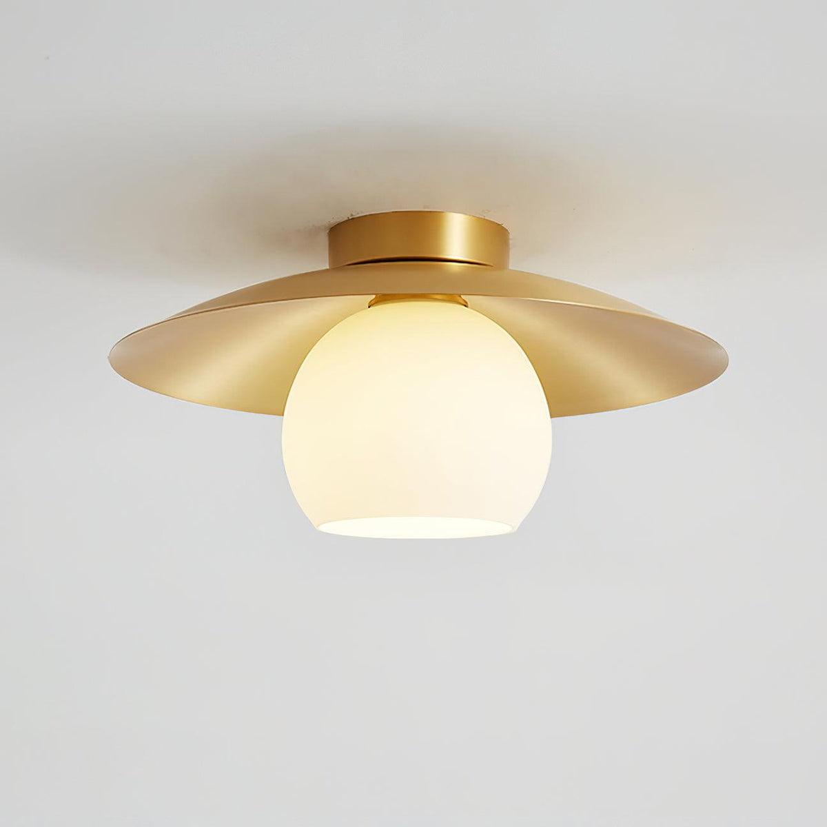 Brass Cap Ceiling Lamp