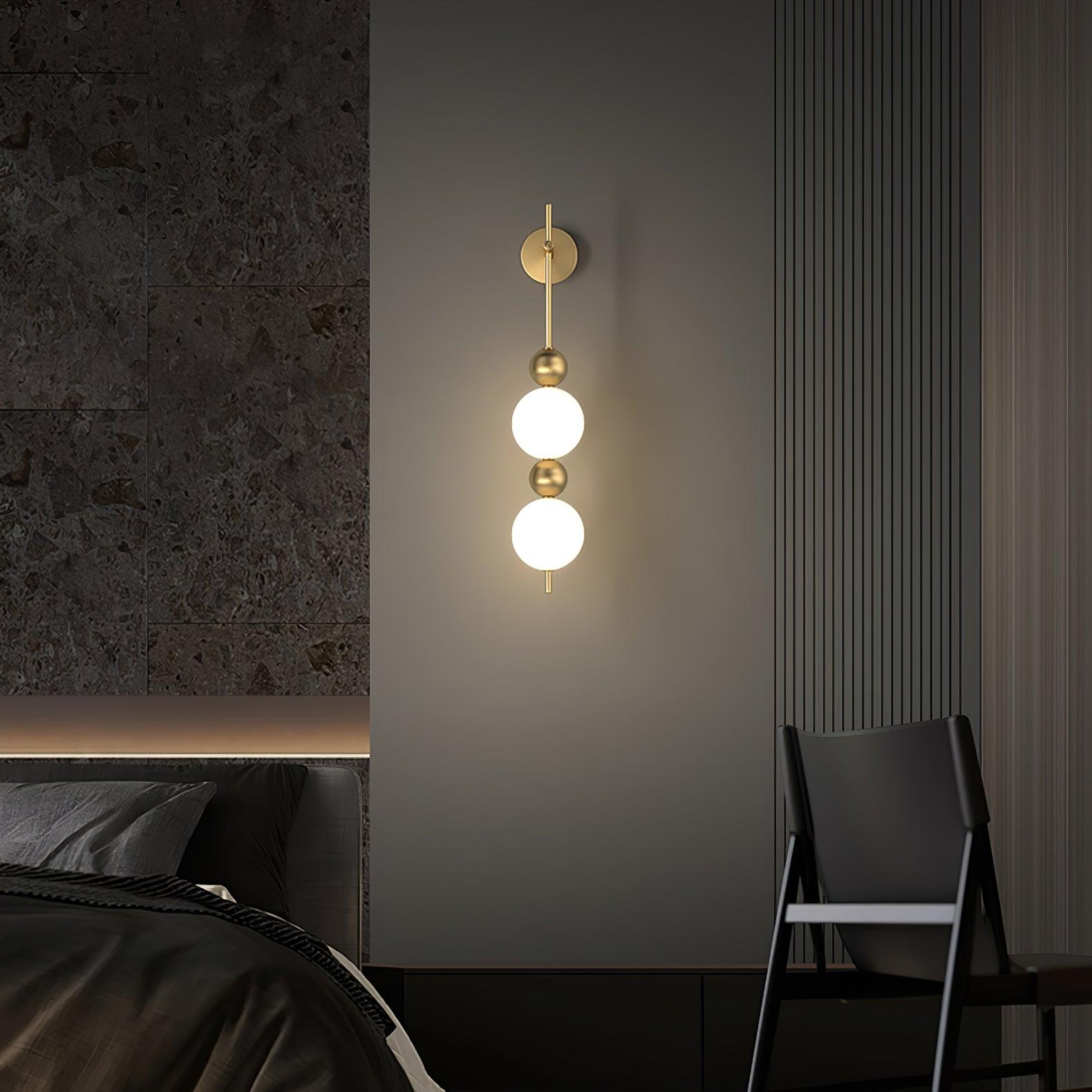 Candied Haws String Brass Wall Lamp