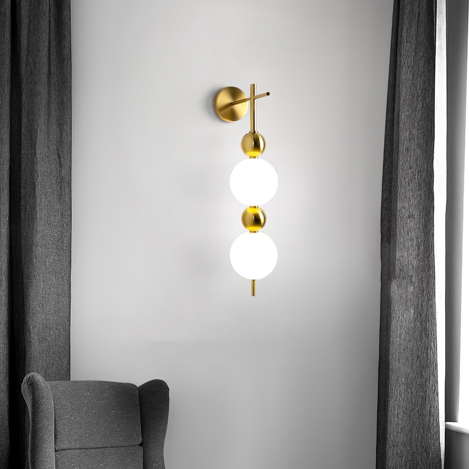 Candied Haws String Brass Wall Lamp