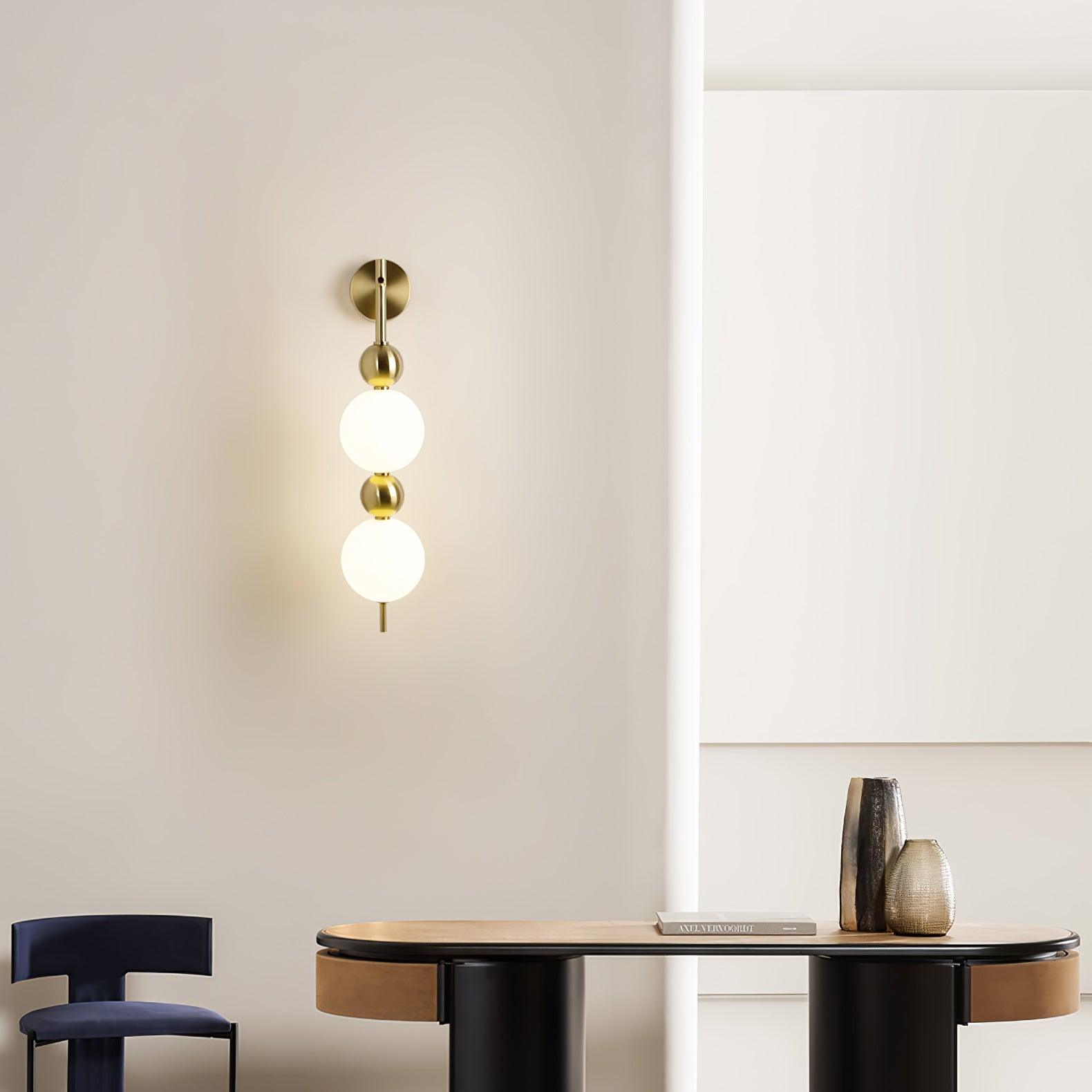 Candied Haws String Brass Wall Lamp