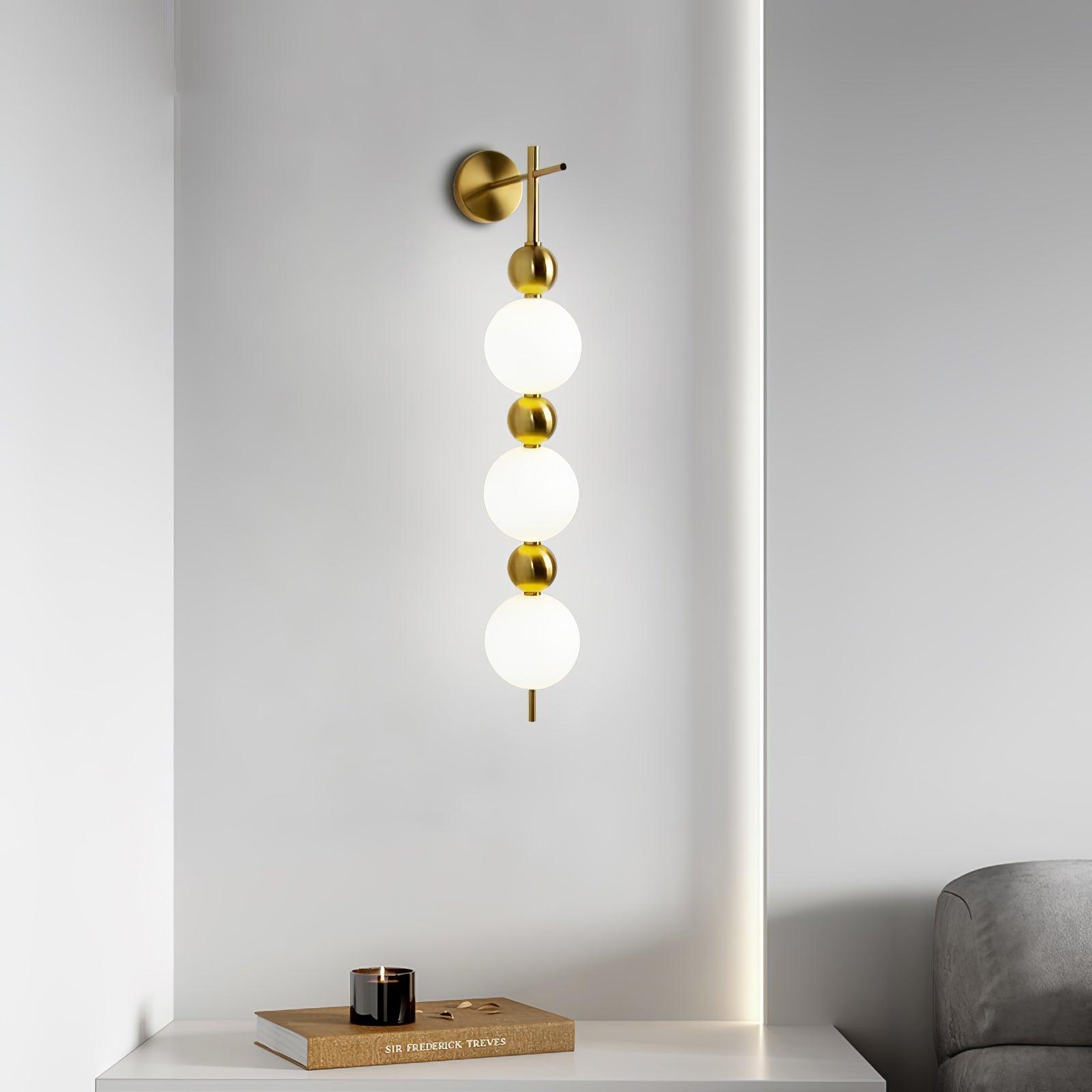 Candied Haws String Brass Wall Lamp