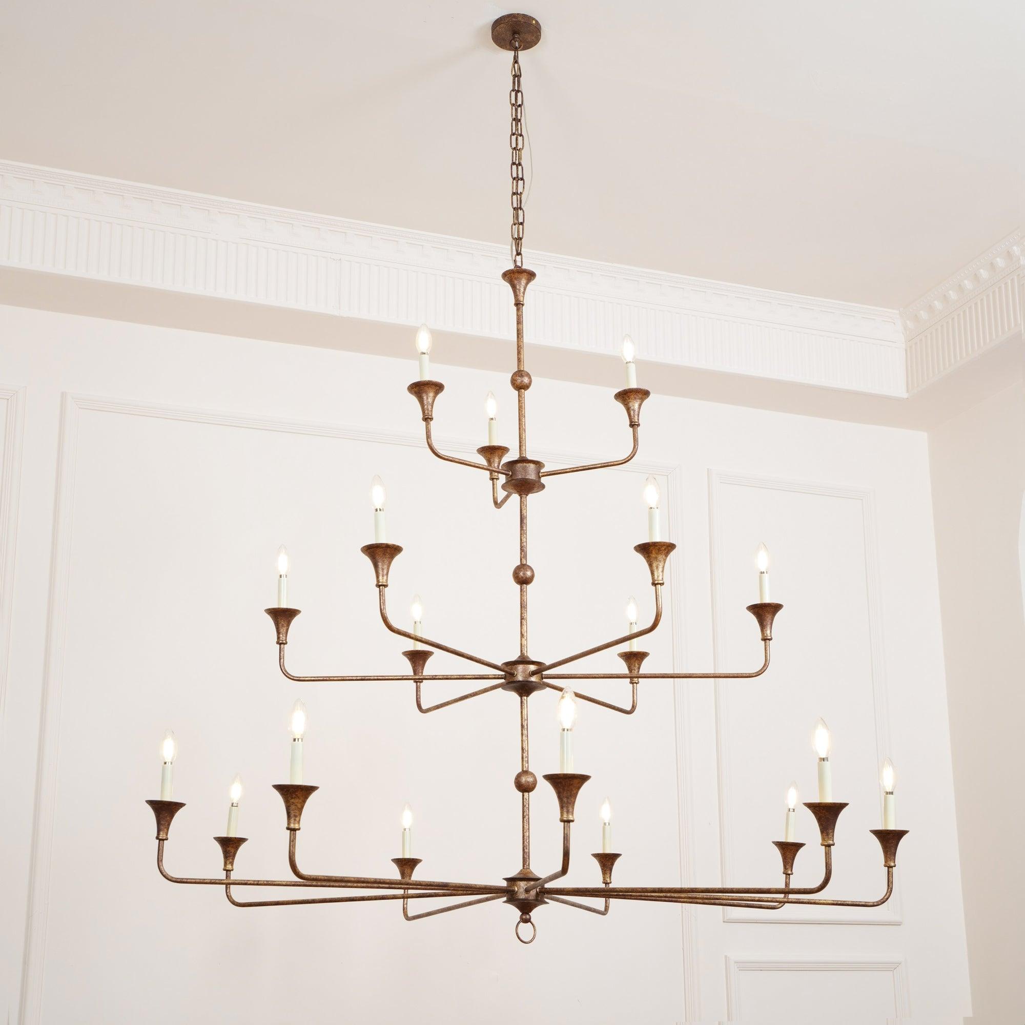Thousand Brass Chandelier