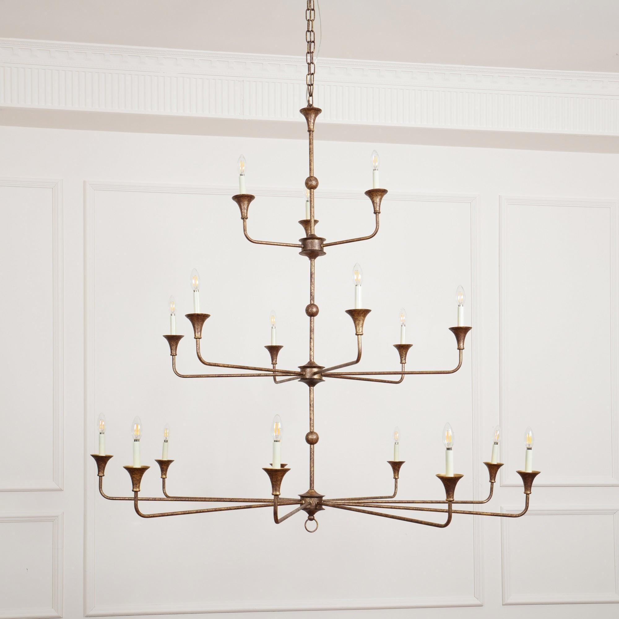 Thousand Brass Chandelier