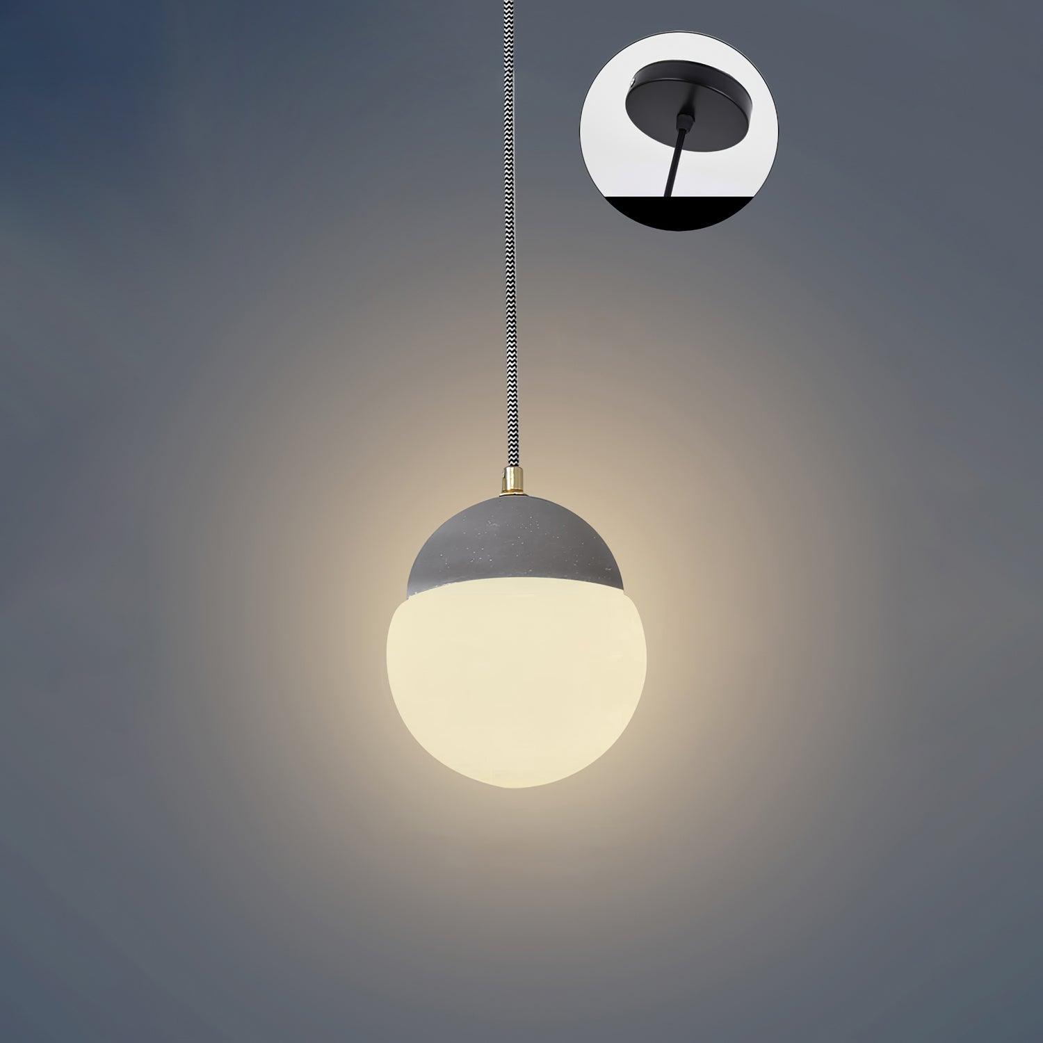 Cement Eclipse Pendant Lamp