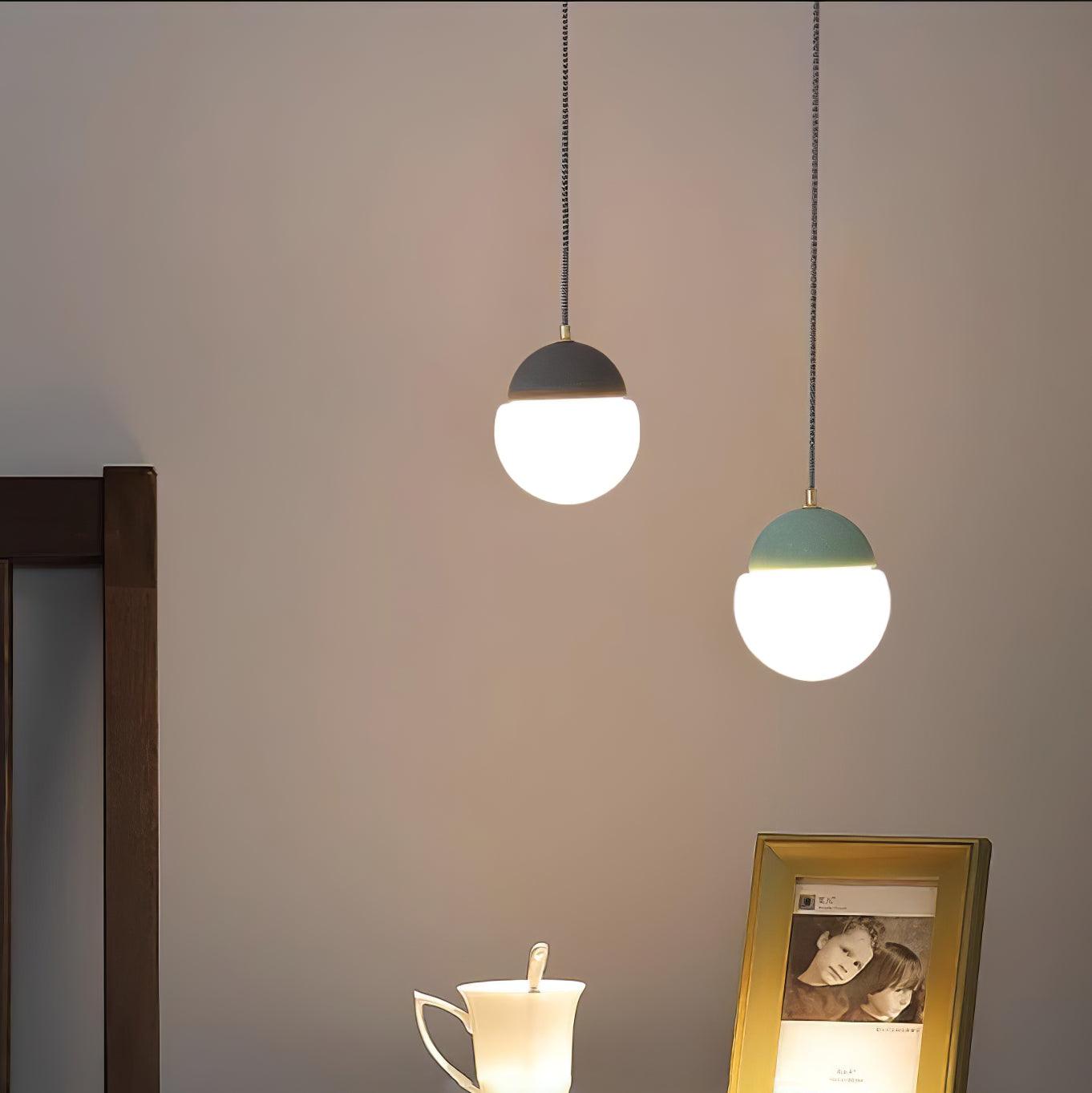 Cement Eclipse Pendant Lamp