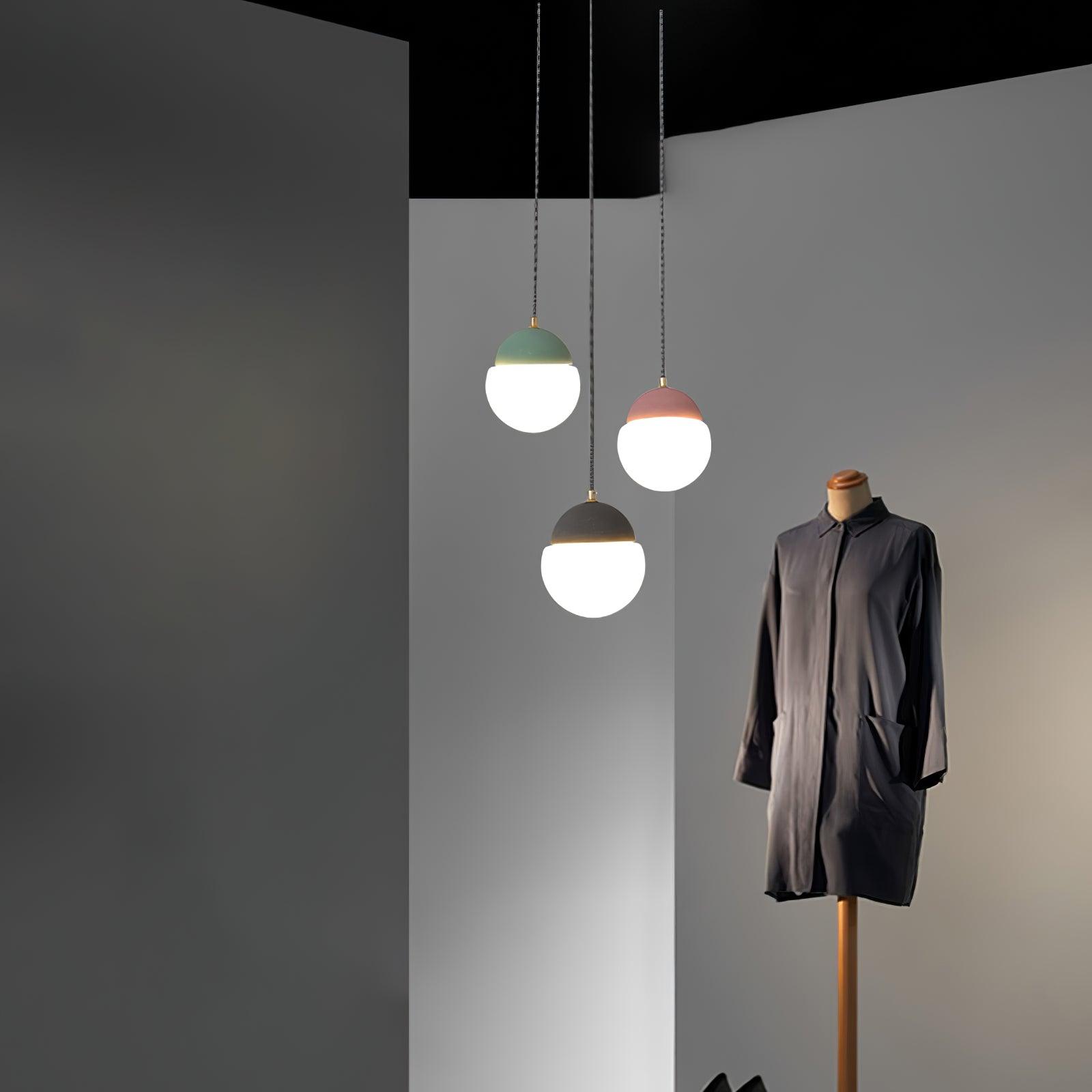 Cement Eclipse Pendant Lamp