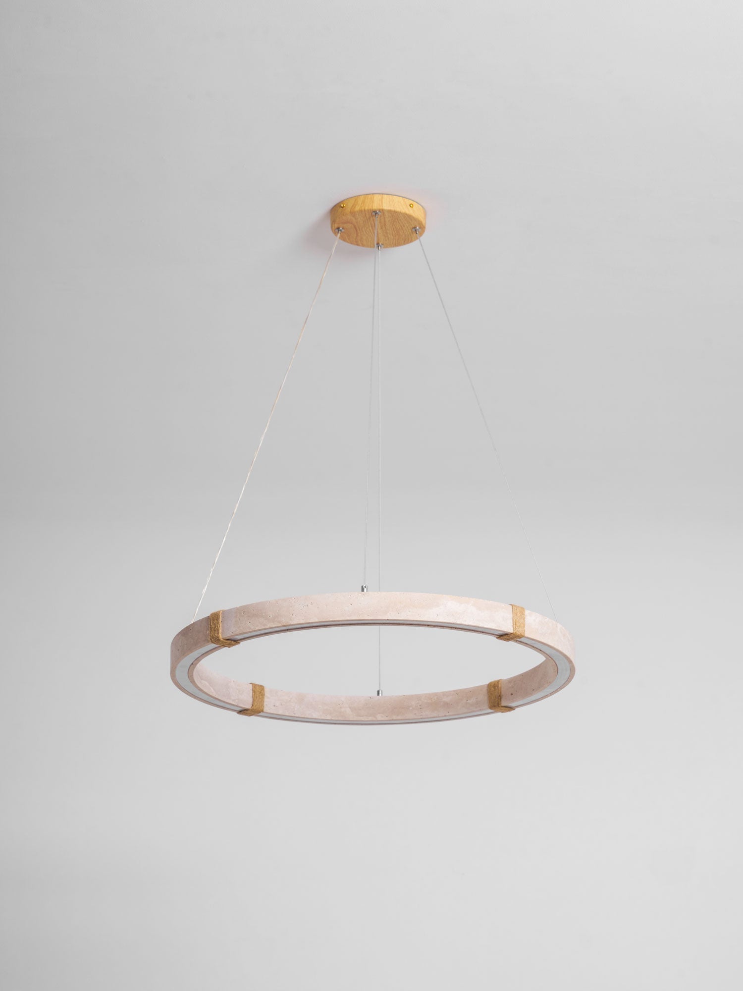 Circle Travertine Pendant Lamp