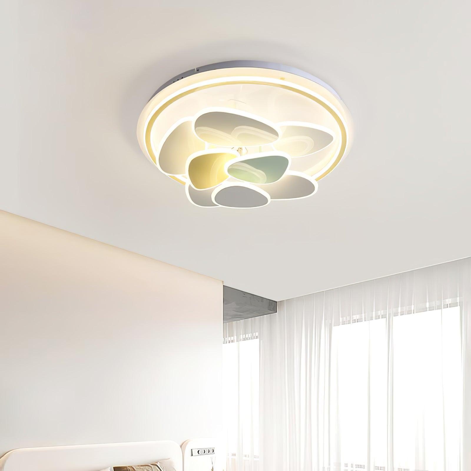 Colorful Cloud Round Ceiling Lamp