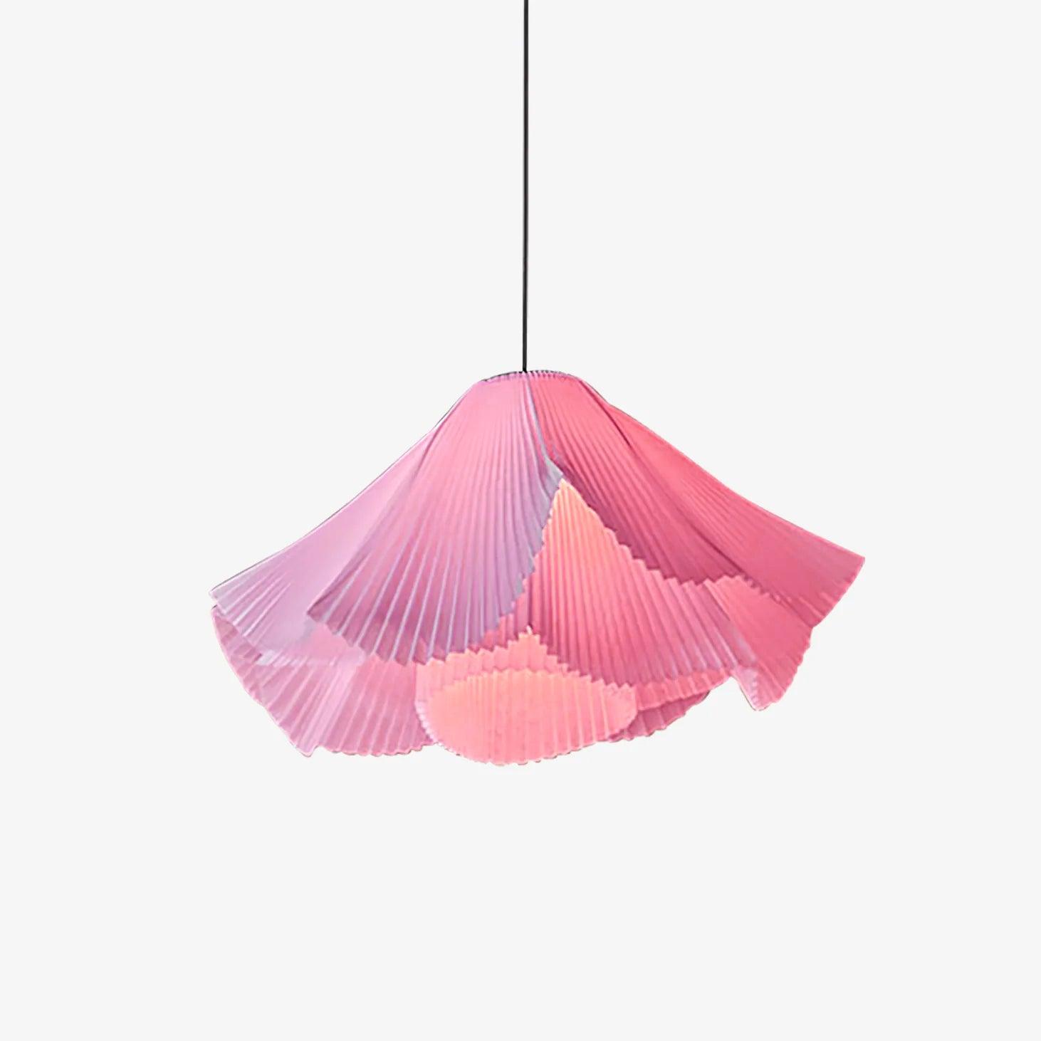 Coral Pleats Pendant Lamp