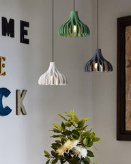 Coral Resin Pendant Lamp