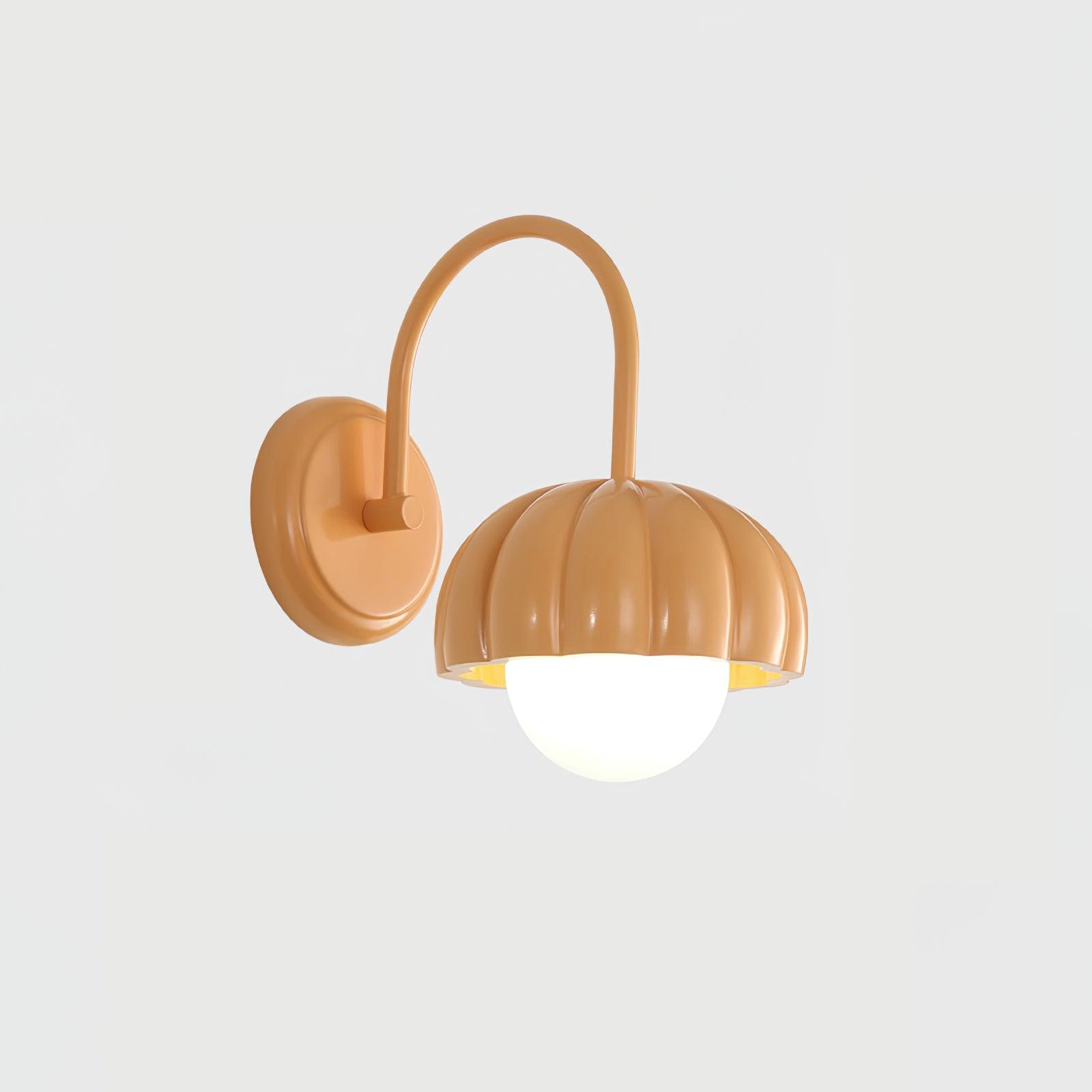 Creamy Pumpkin Wall Light