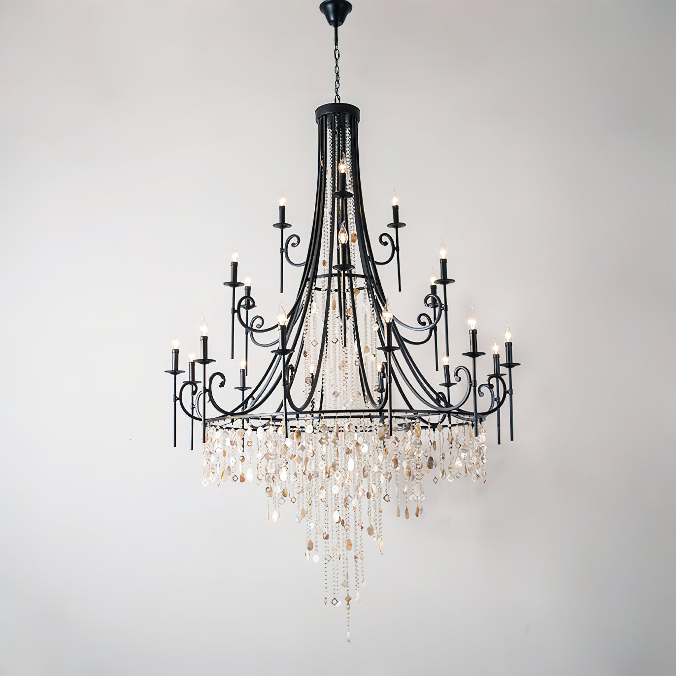 Tatum Lux Shell Crystal Chandelier