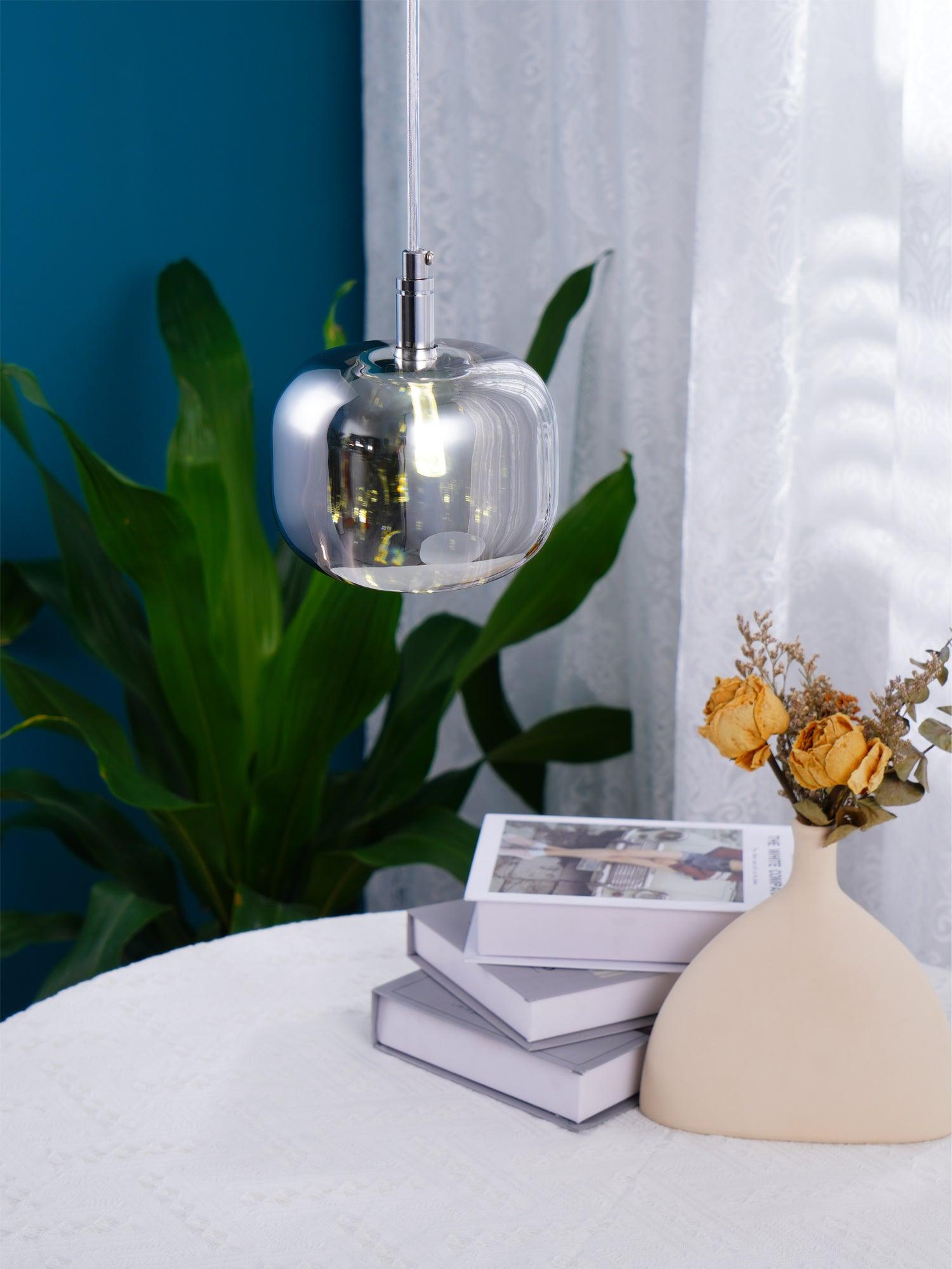 Cubie Suspension Brushed Brass Base