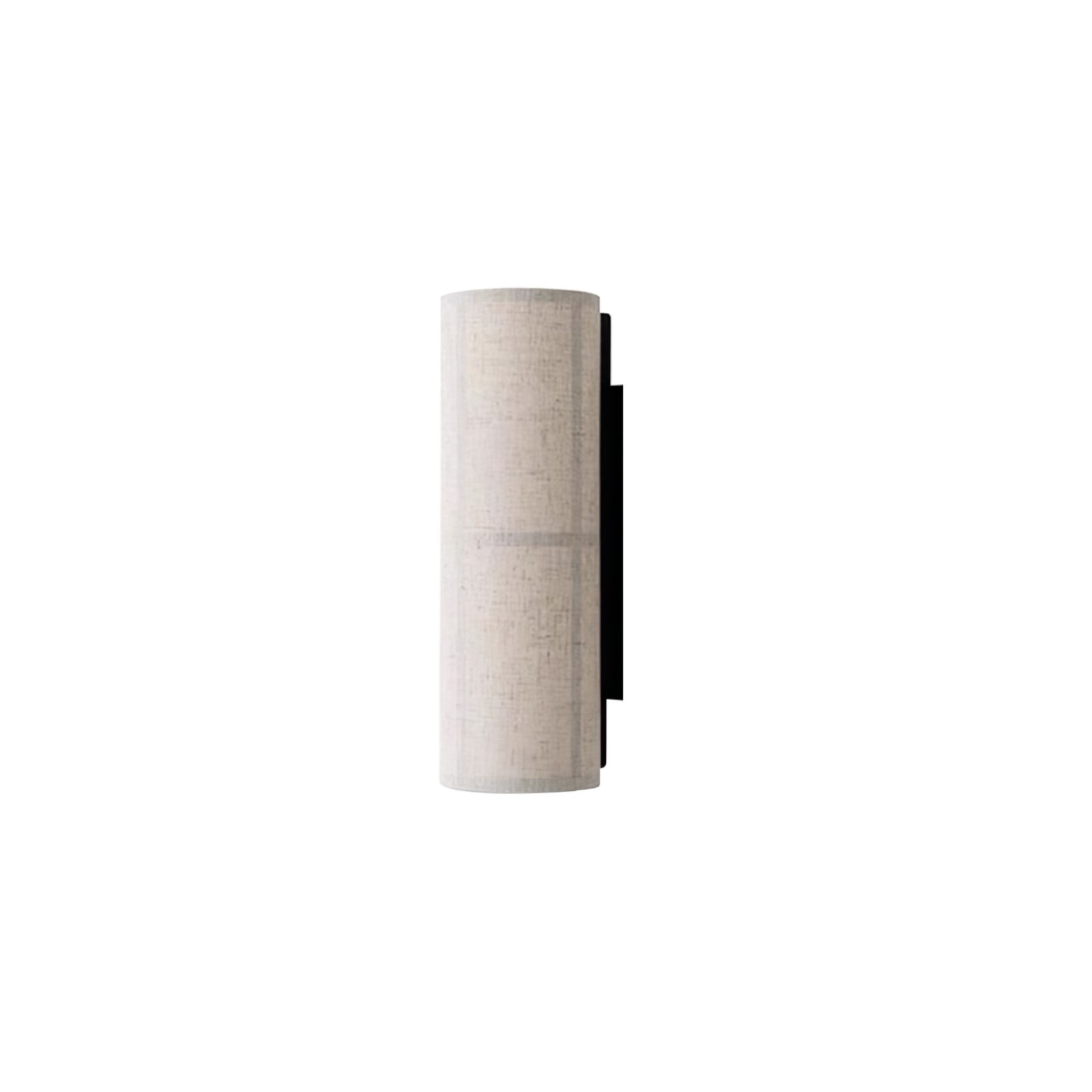 Cylinder Fabric Plug-in Wall Lamp