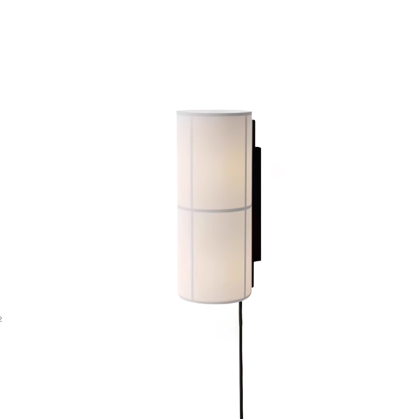 Cylinder Fabric Plug-in Wall Lamp