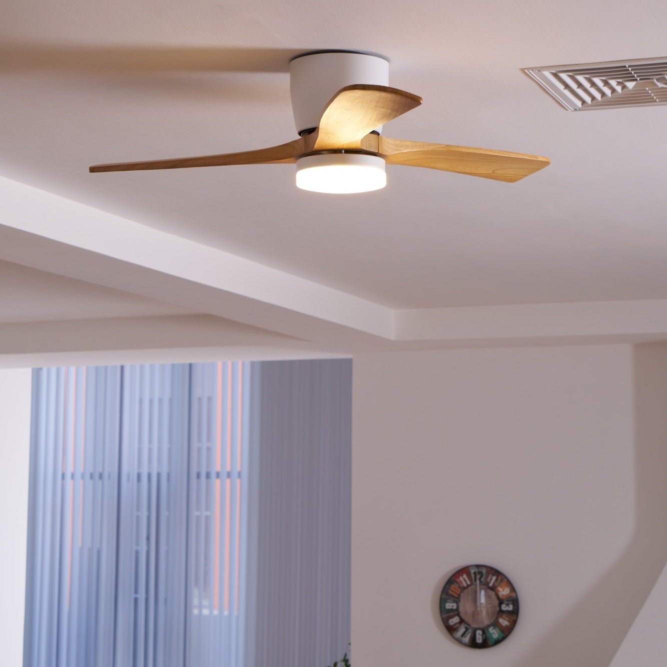 Nordic Wooden 42"/48"/52" Ceiling Fan Light