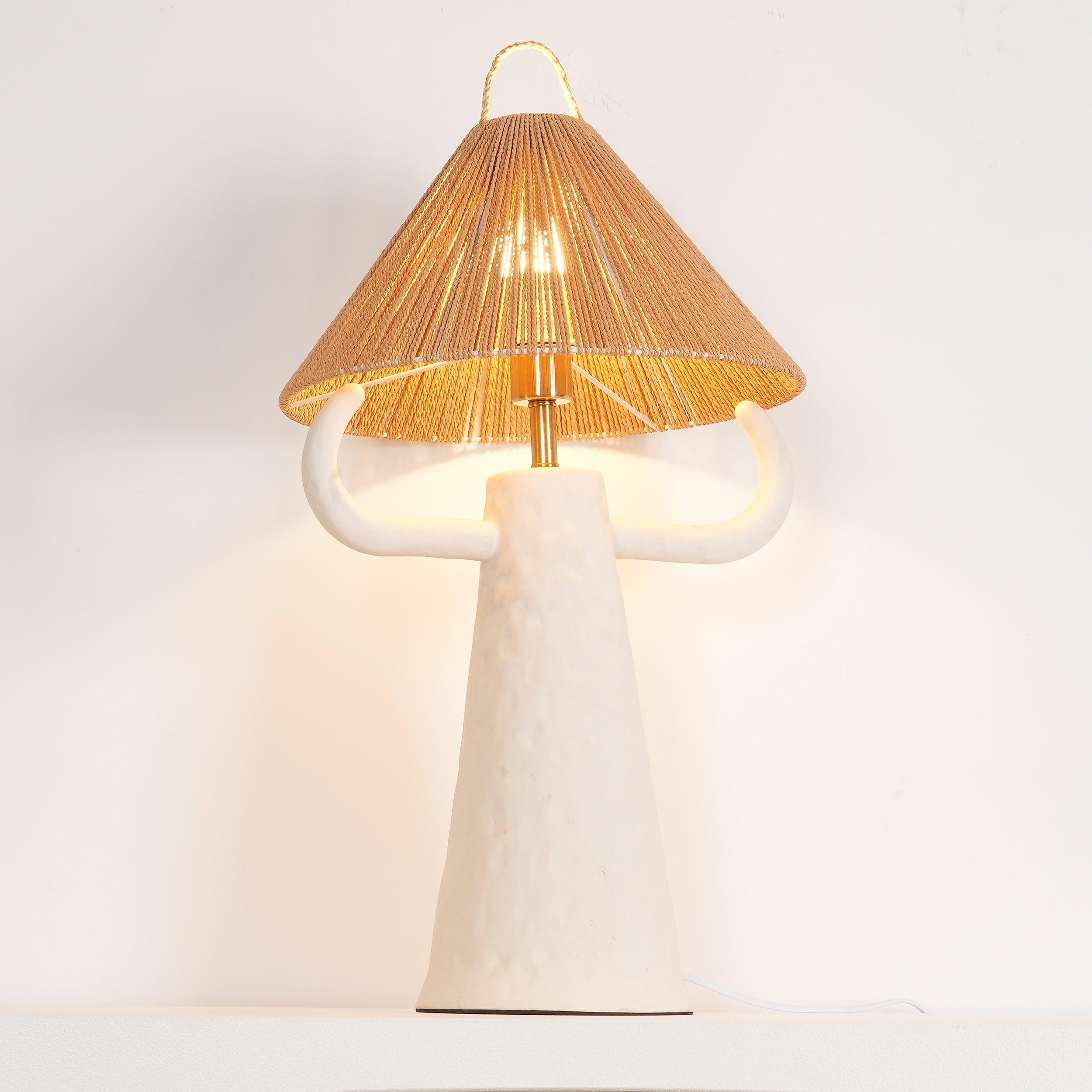 Horns Ceramic Table Lamp