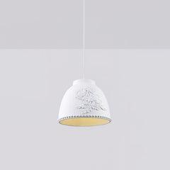 Embossed Flora Pendant Lamp
