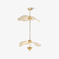Envolee Double Biscuit Pendant Light