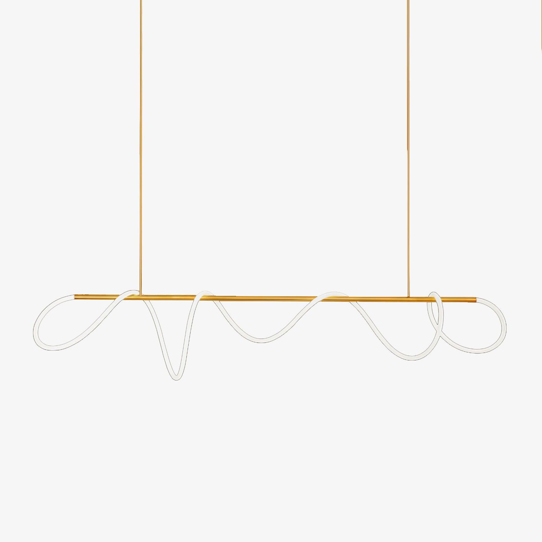 Flexible Linear Curve Chandelier