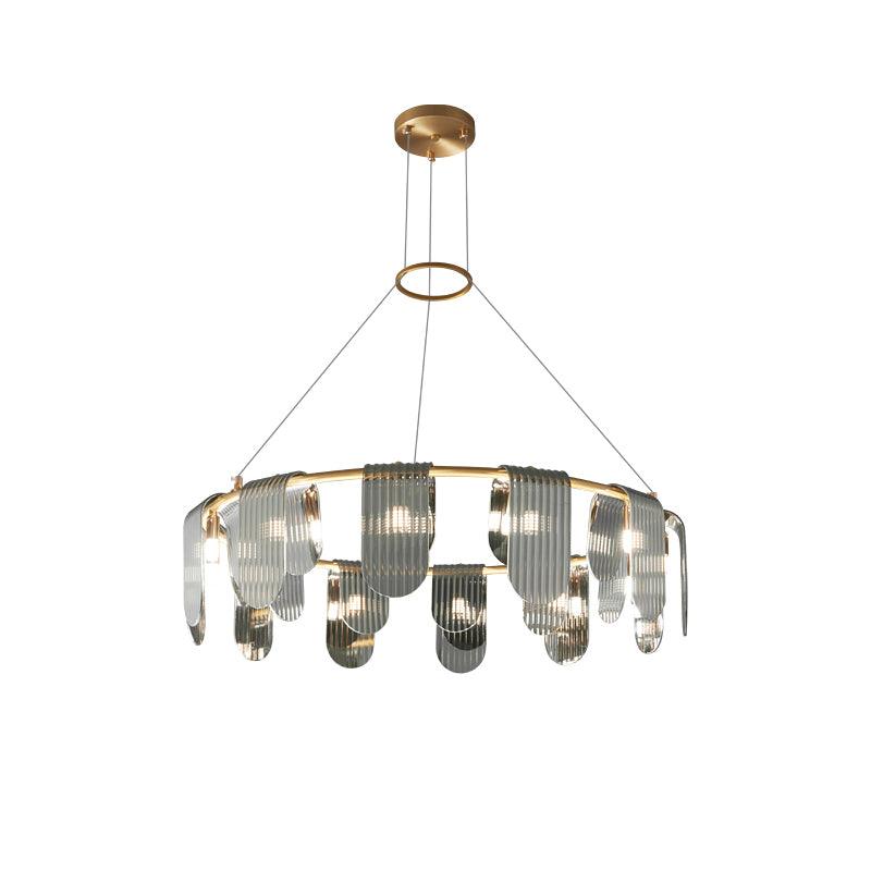 Folioles Brass Chandelier