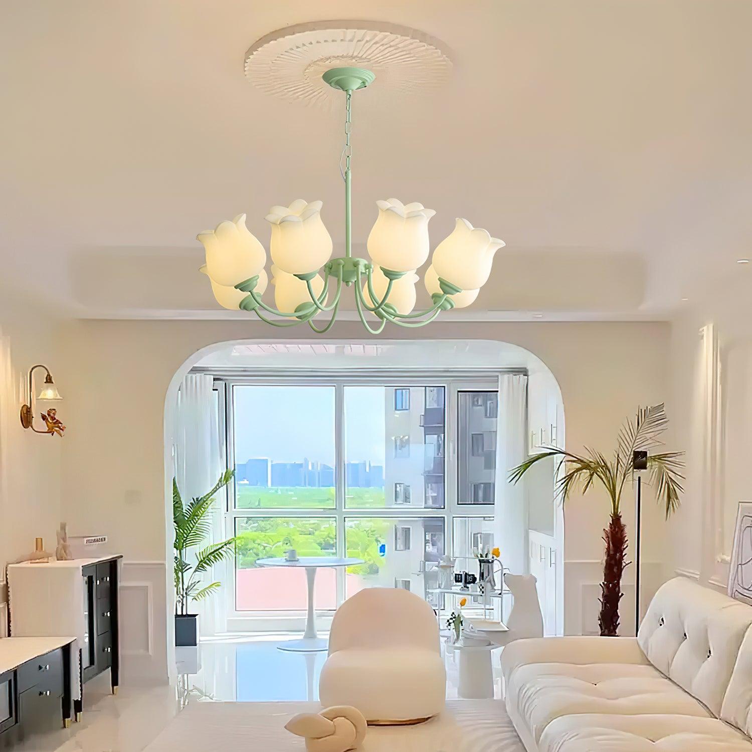 French Lily Chandelier