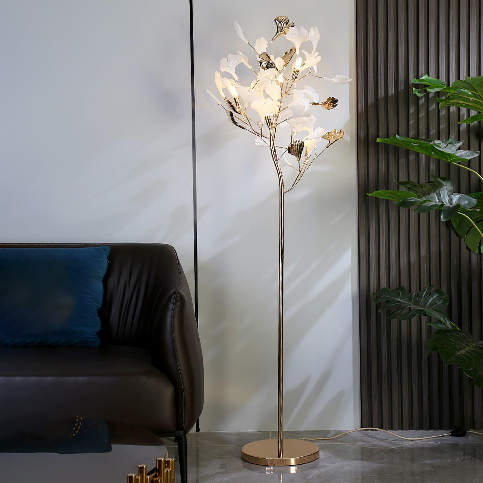 Gingko Leaf Floor Lamp