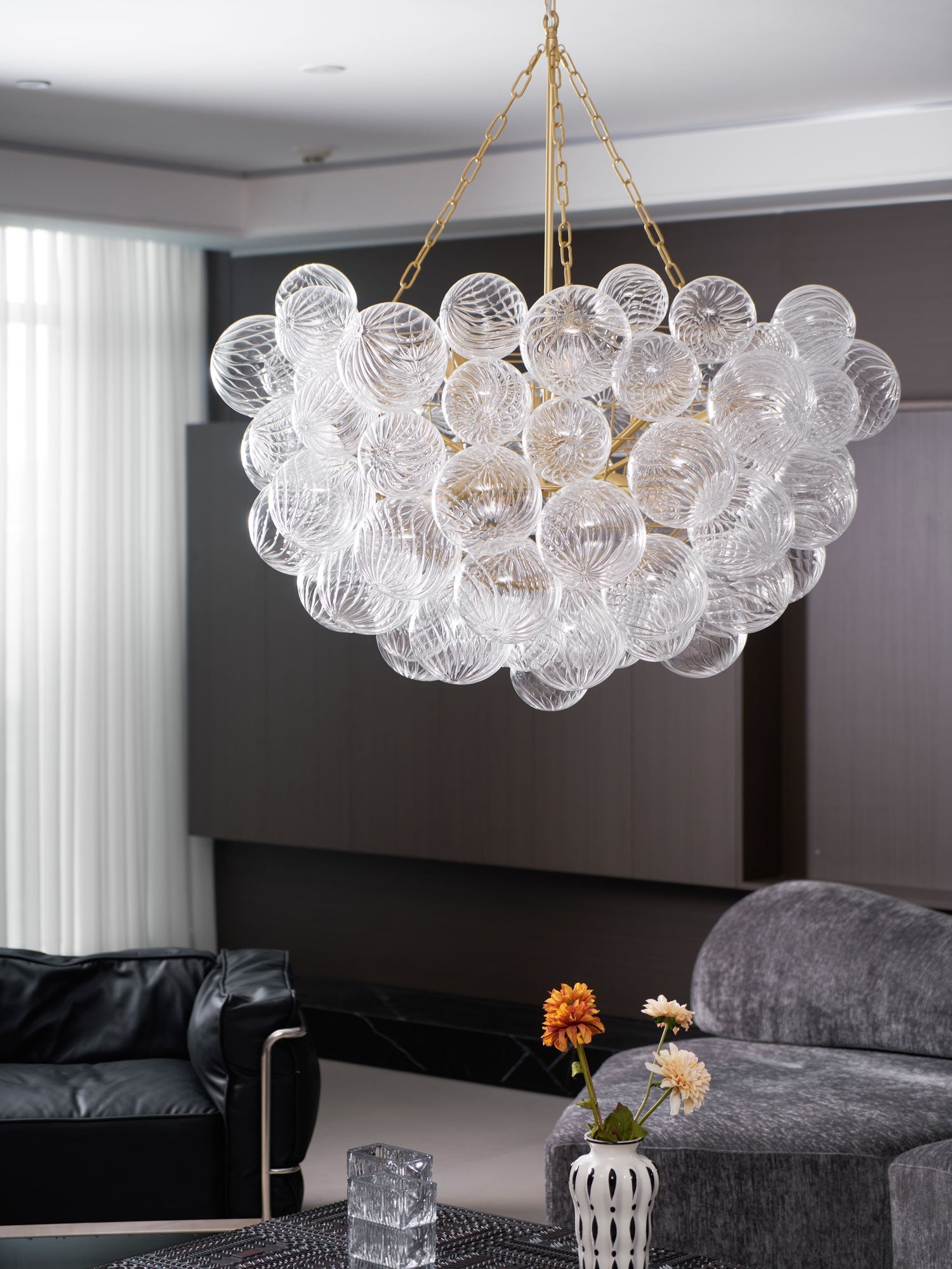 Glass Ball Bubbles Chandelier