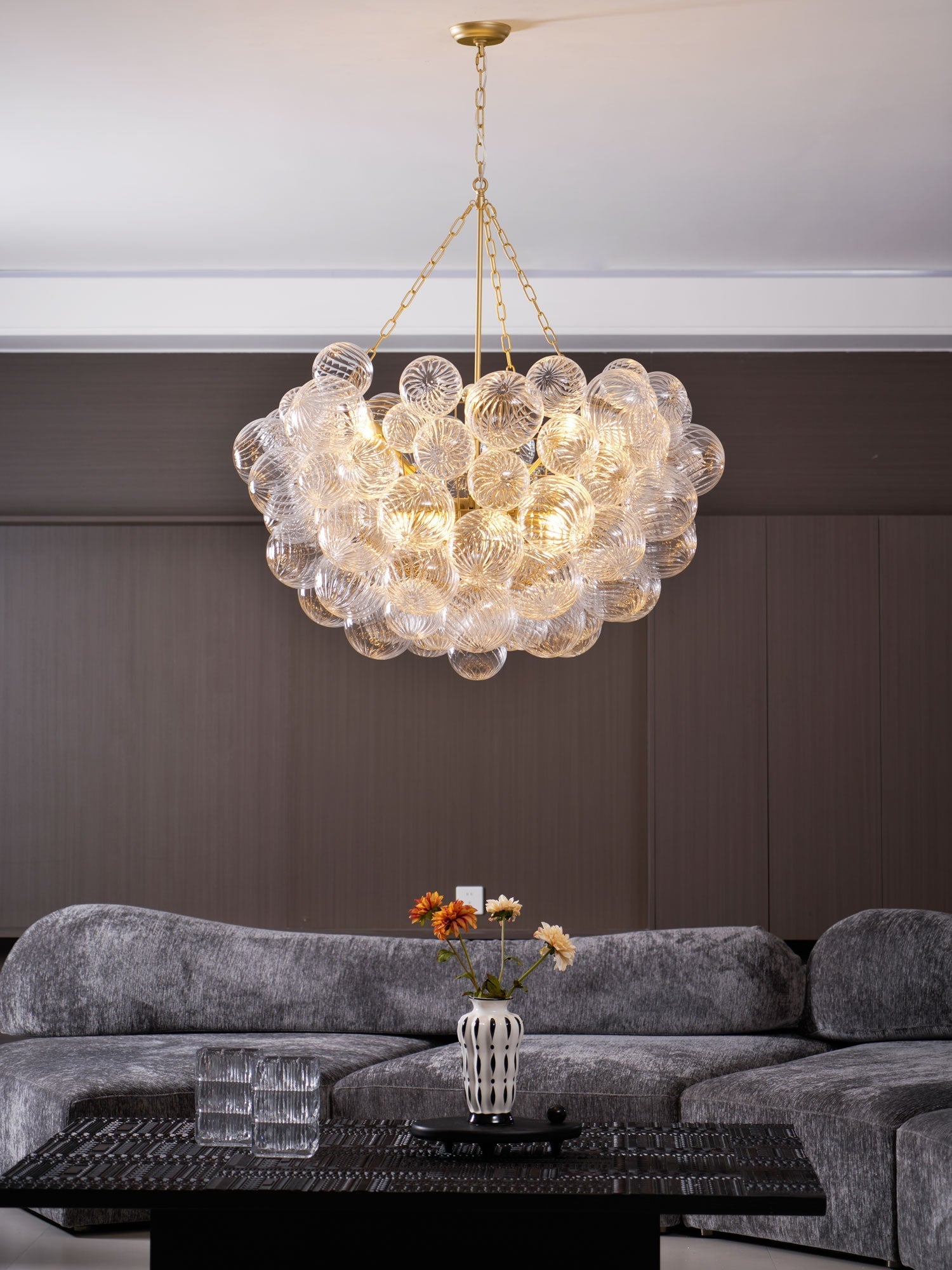 Glass Ball Bubbles Chandelier