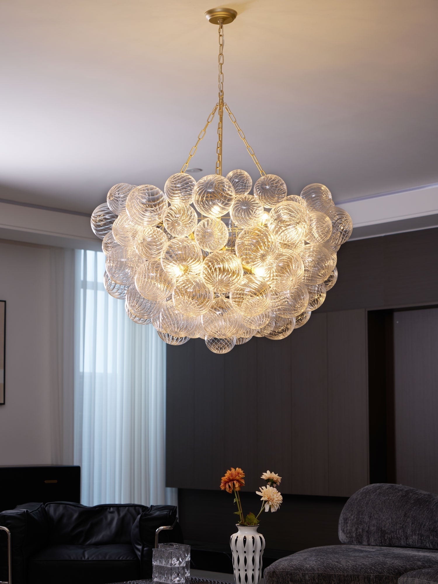 Glass Ball Bubbles Chandelier