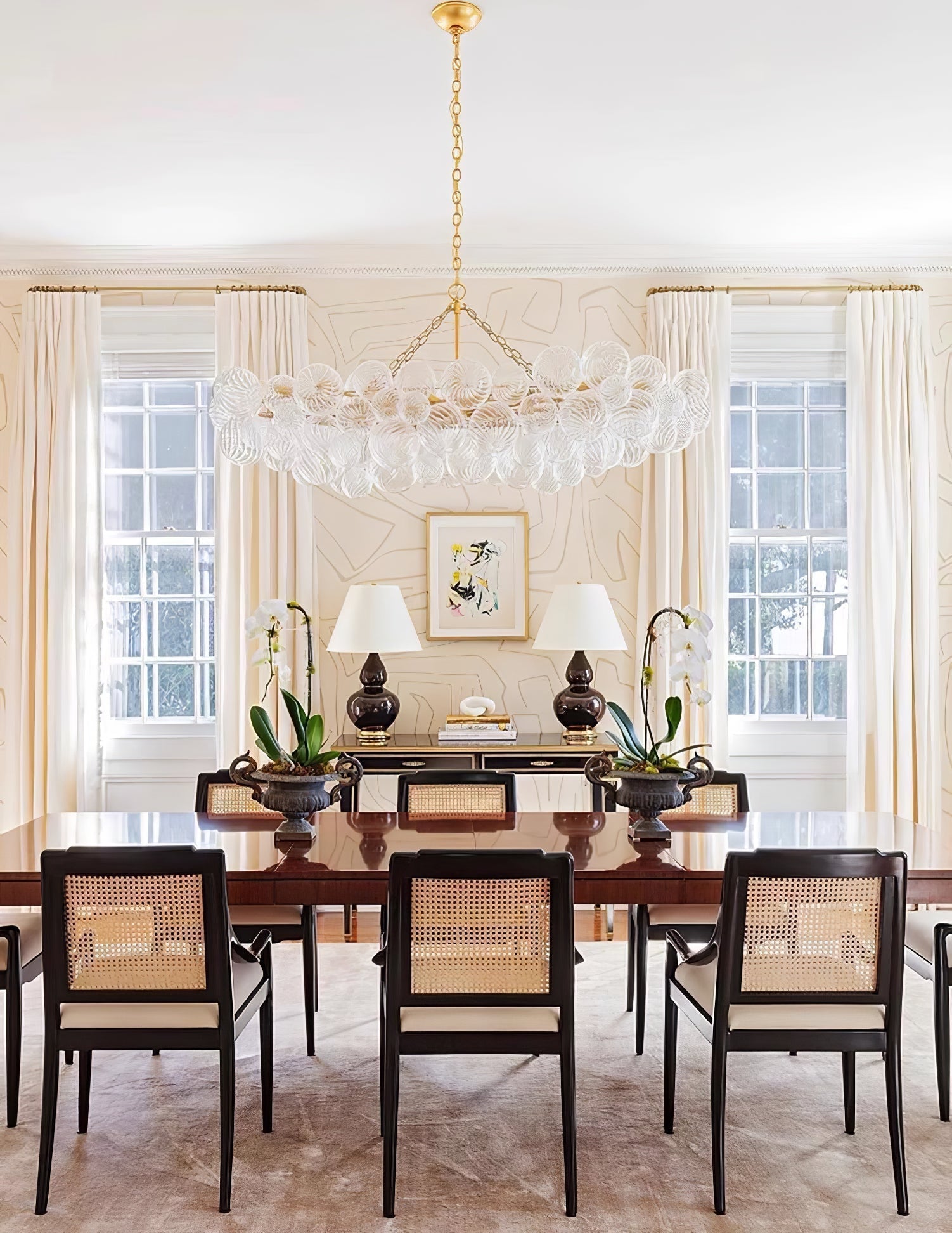 Glass Ball Bubbles Chandelier