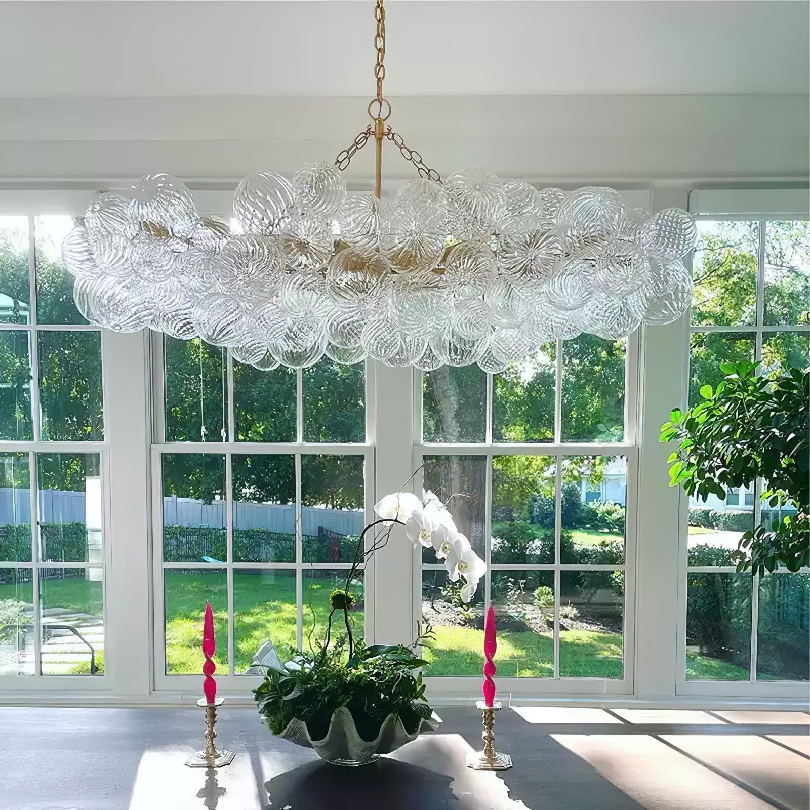 Glass Ball Bubbles Chandelier