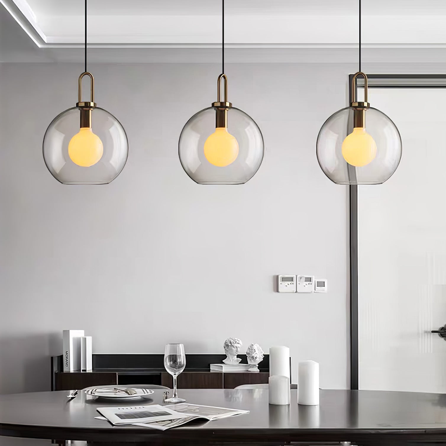 Glass Pendant Light