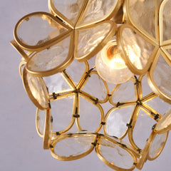 Golden Bloom Ceiling Light