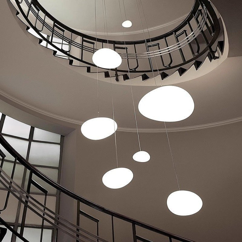 Gregg Stone Shape Glass Pendant Light