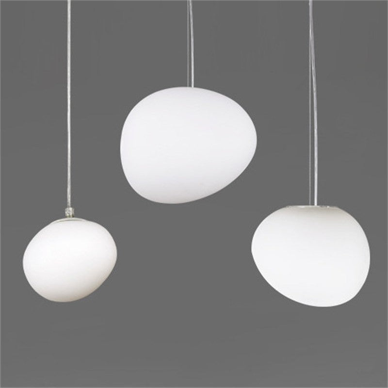 Gregg Stone Shape Glass Pendant Light