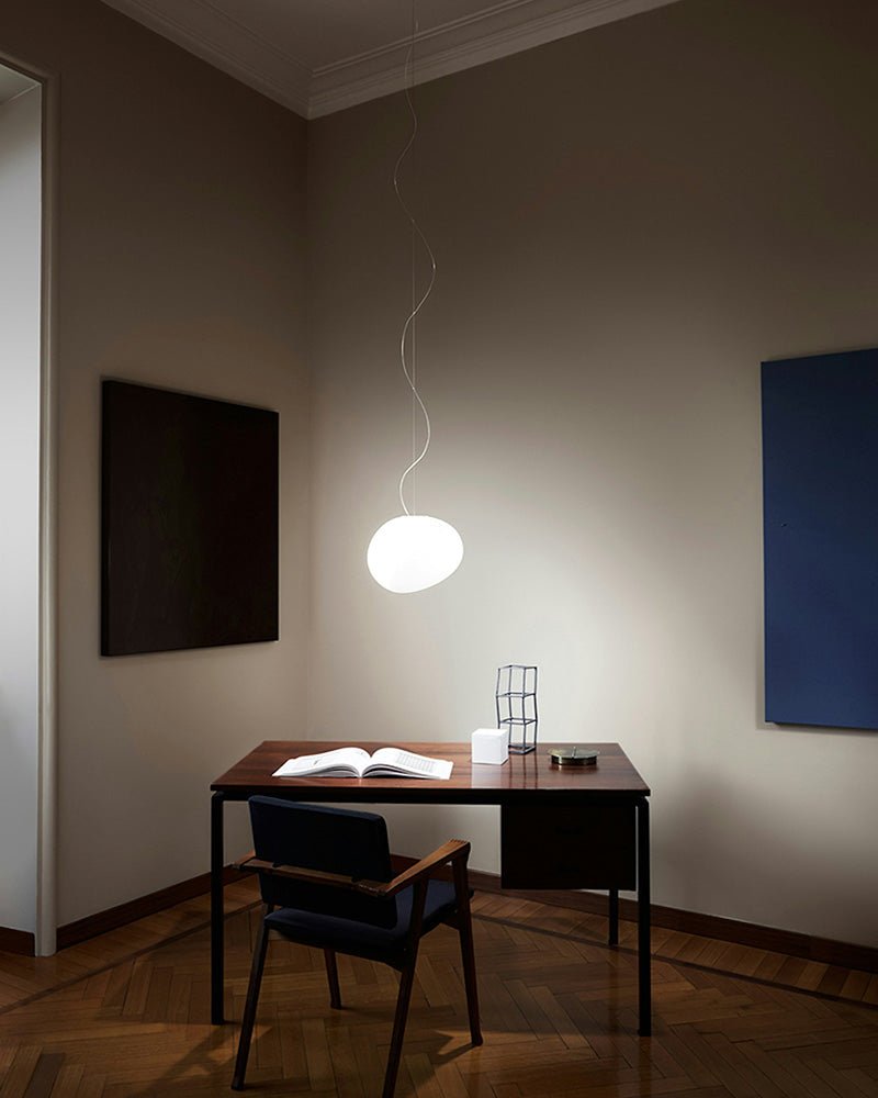 Gregg Stone Shape Glass Pendant Light