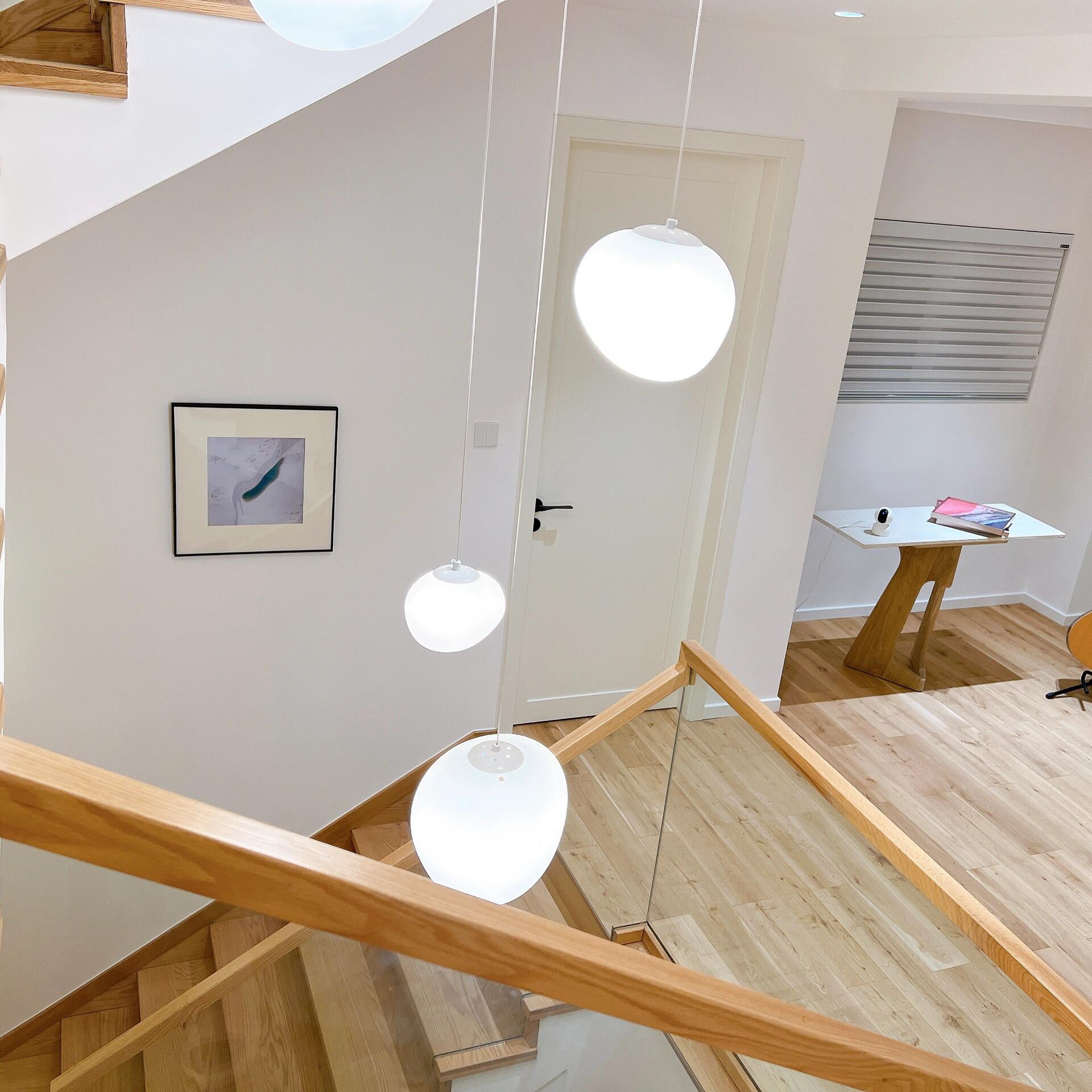 Gregg Stone Shape Glass Pendant Light