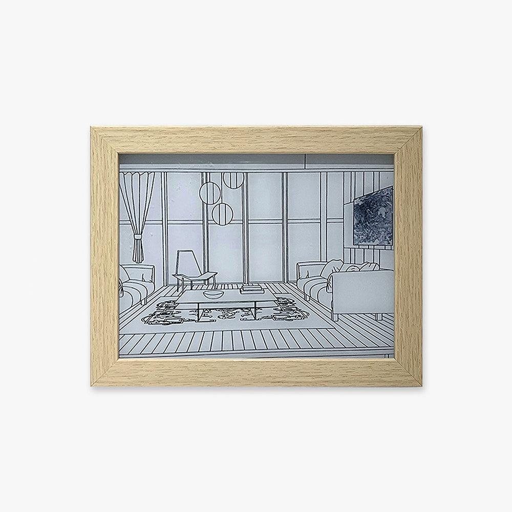 Illuminated Bedside Art Lamp