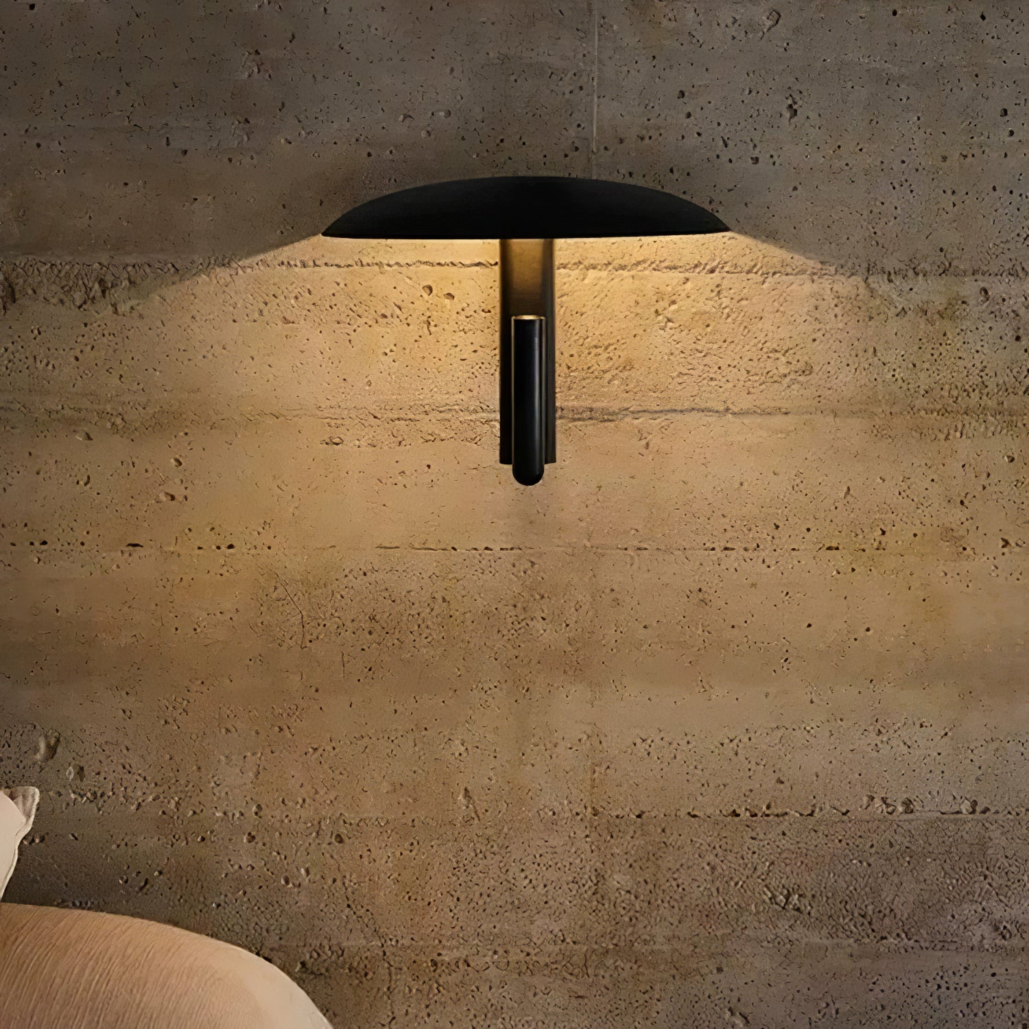Hat Brim Swing Arm Wall Light