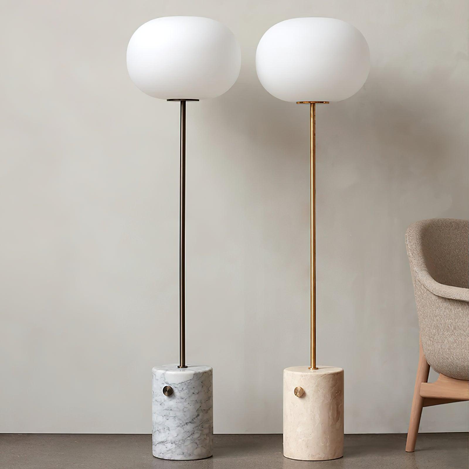 Lumina Pillar Orb Floor Lamp