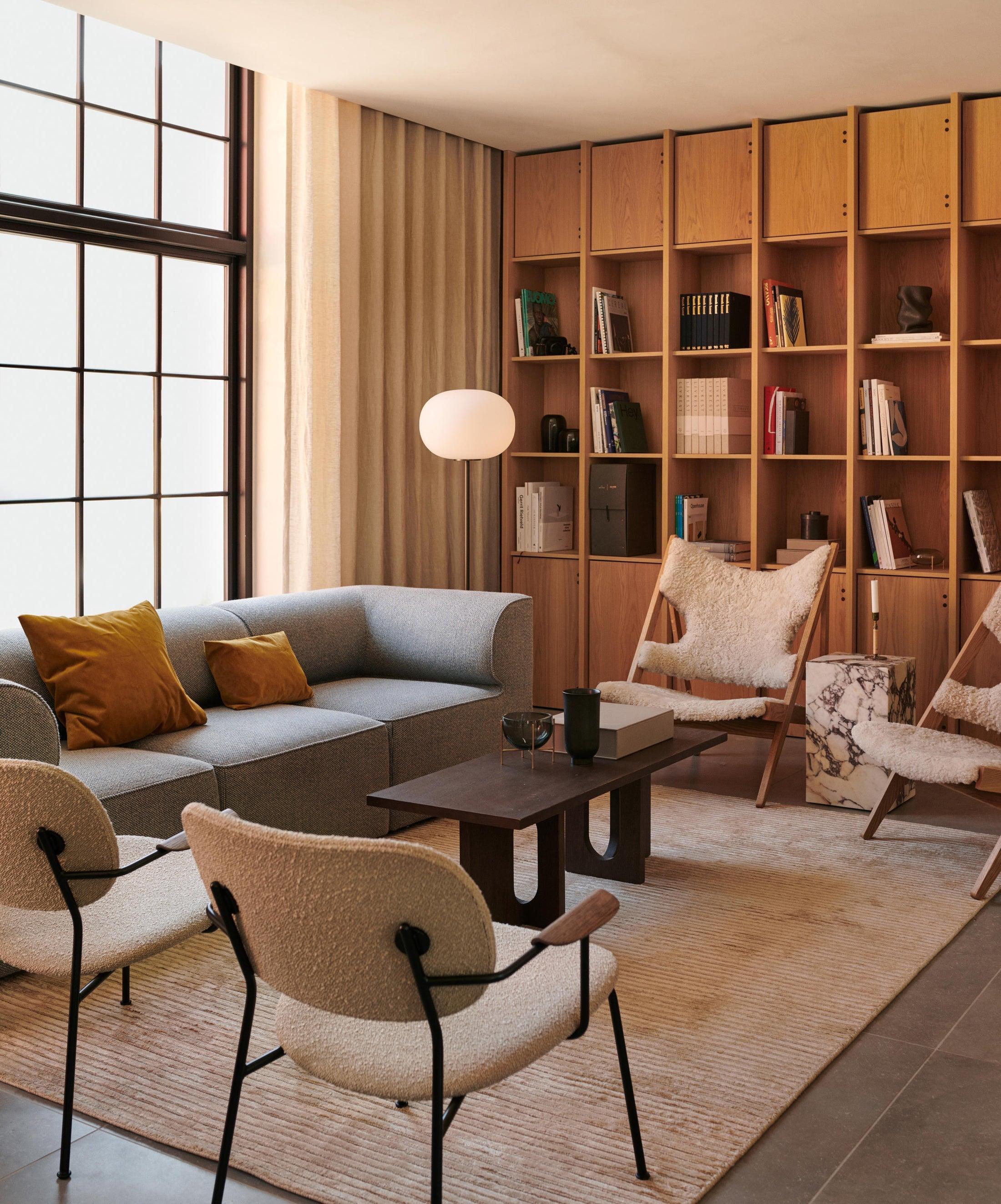 Lumina Pillar Orb Floor Lamp