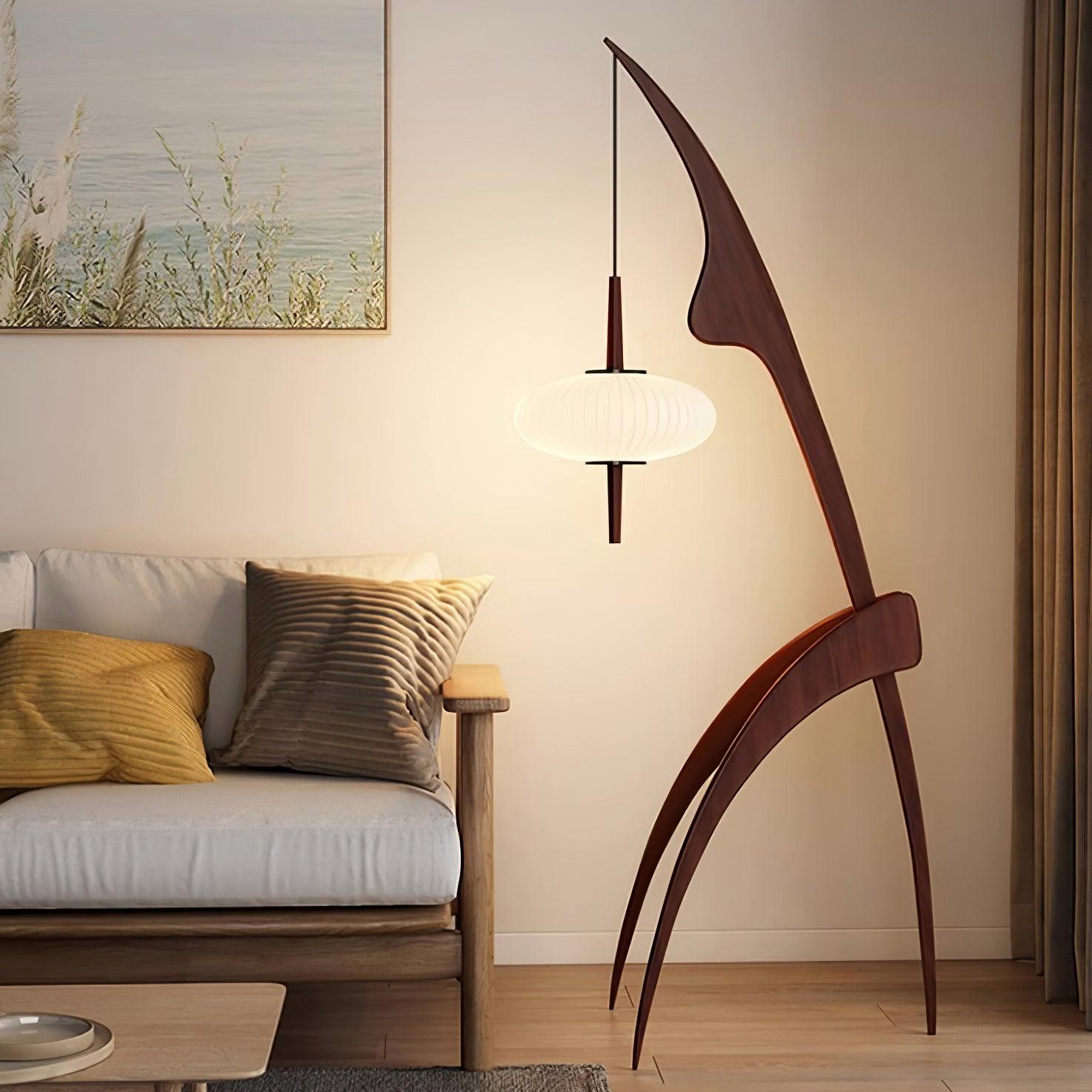 Mantis Wood Floor Lamp