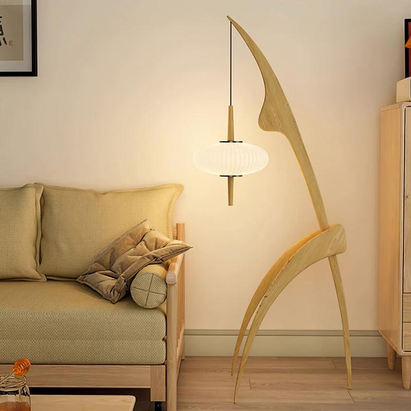 Mantis Wood Floor Lamp