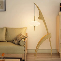 Mantis Wood Floor Lamp