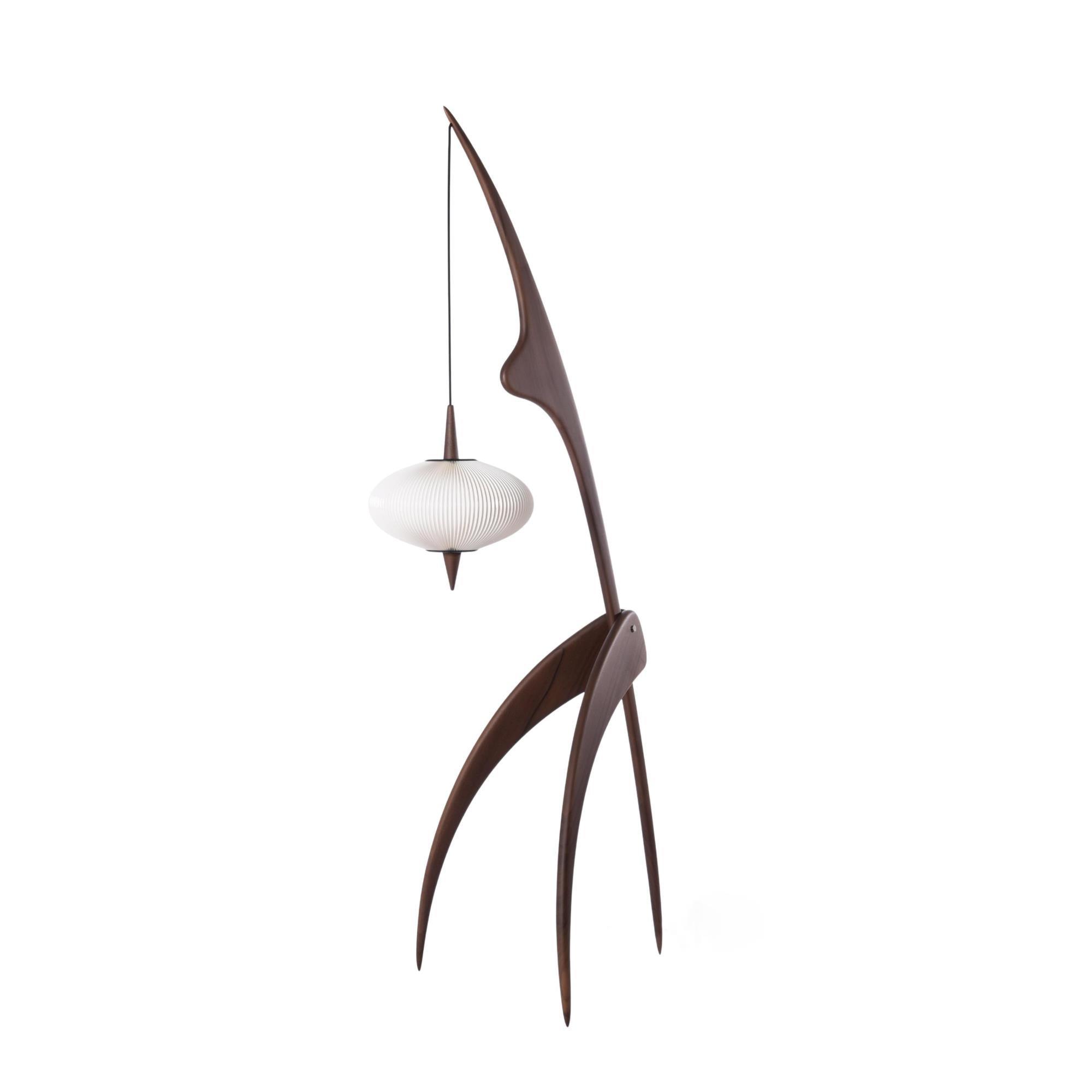 Mantis Wood Floor Lamp