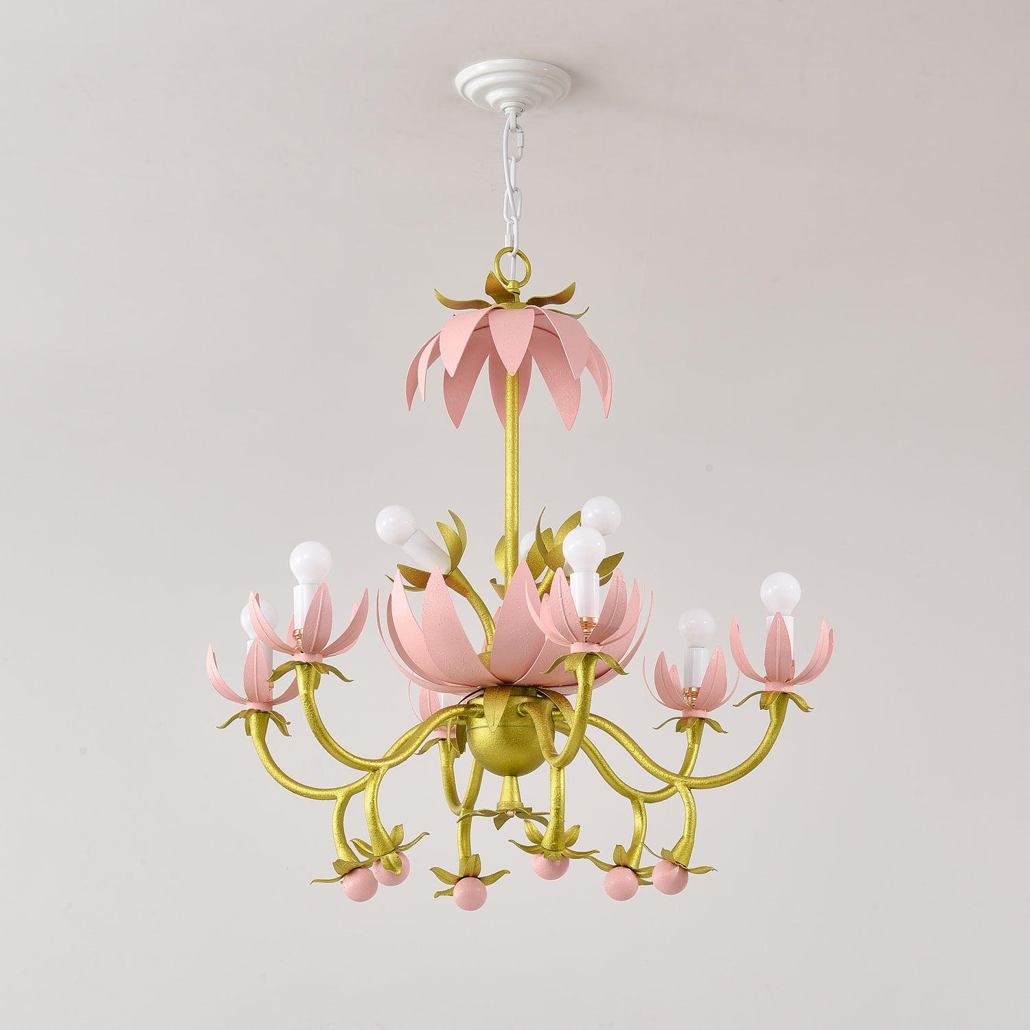 Mardi Gras Blossom Chandelier