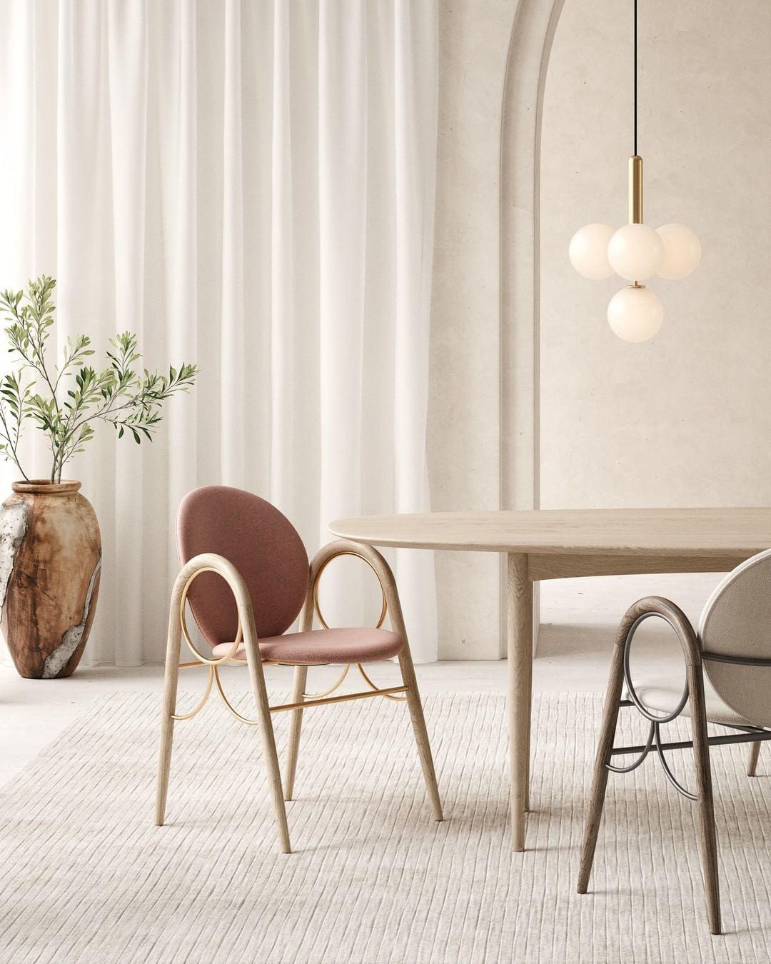 Miira Brass Pendant Swag Light