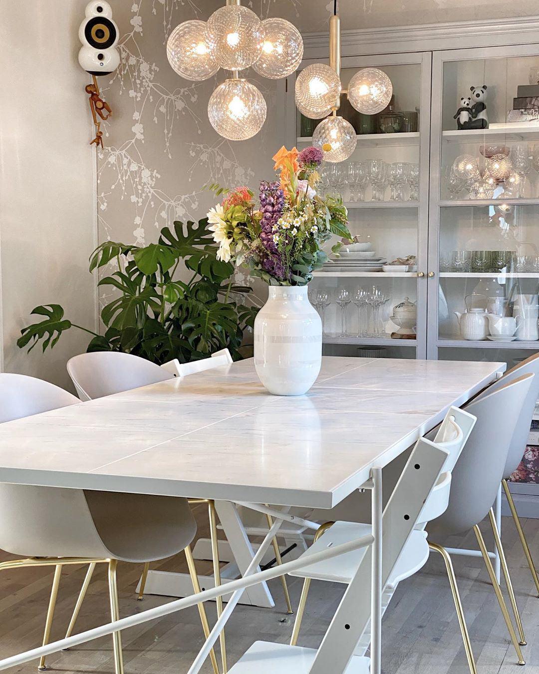 Miira Brass Pendant Swag Light